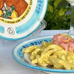 La ricetta casarecce al pesto di limoni e tartare di gambero